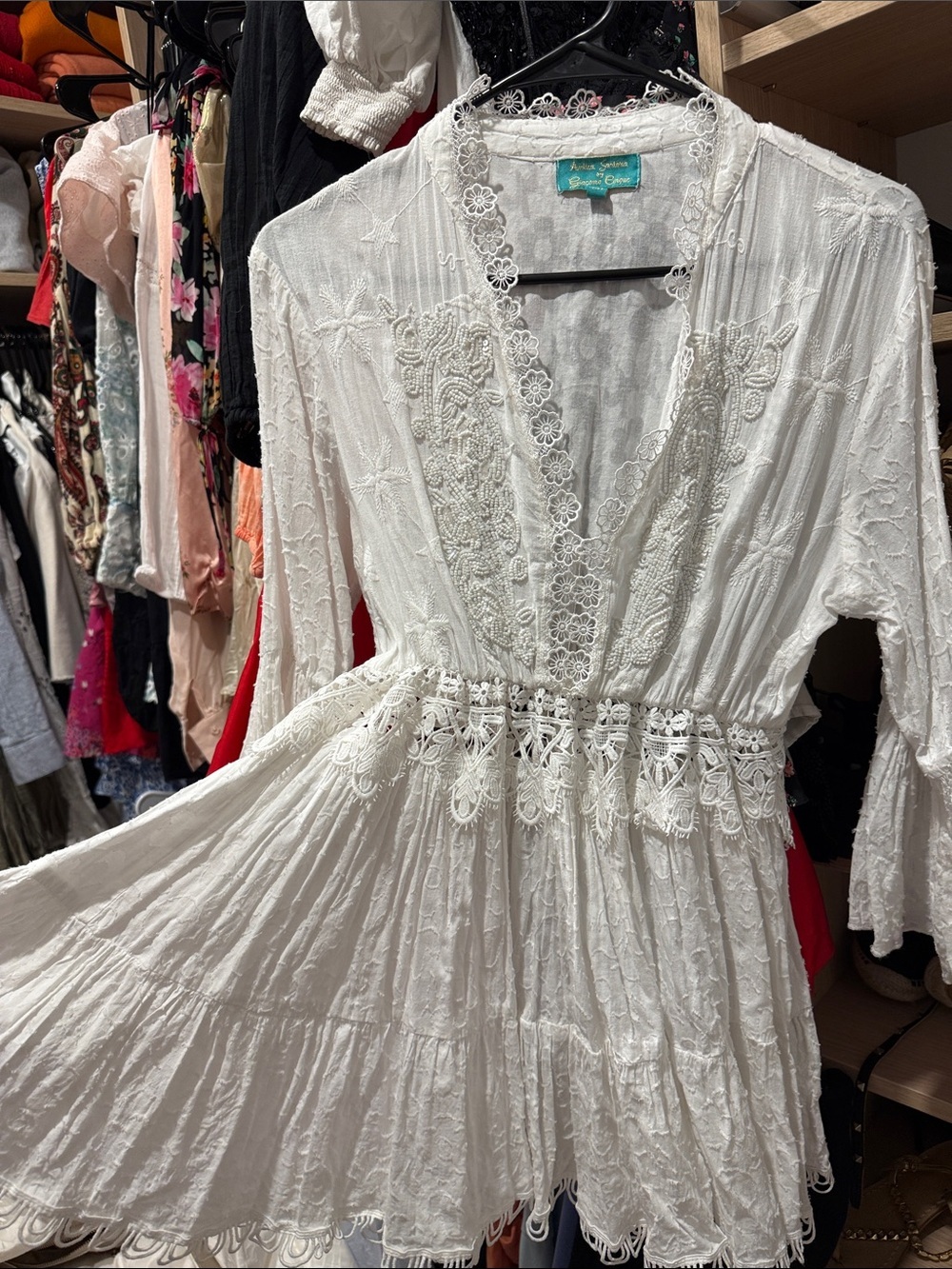 Antica Sartoria by Giacomo Cirque Italian swim cover up dress